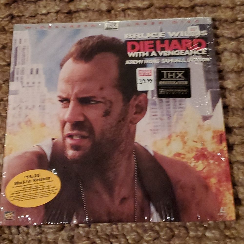 Die Hard with a Vengence 1995 Laser Disc Movie